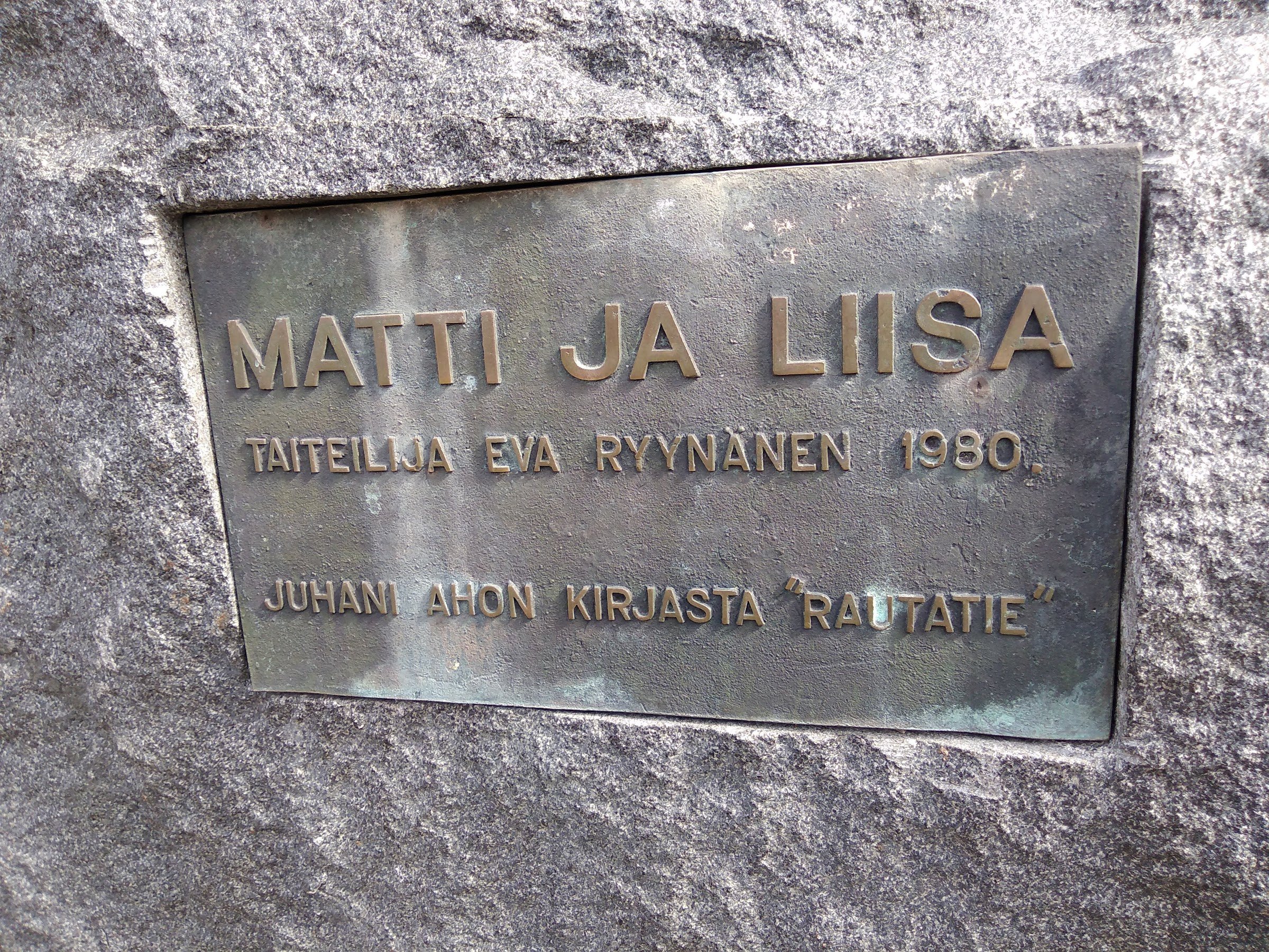 Matin ja Liisan patsas